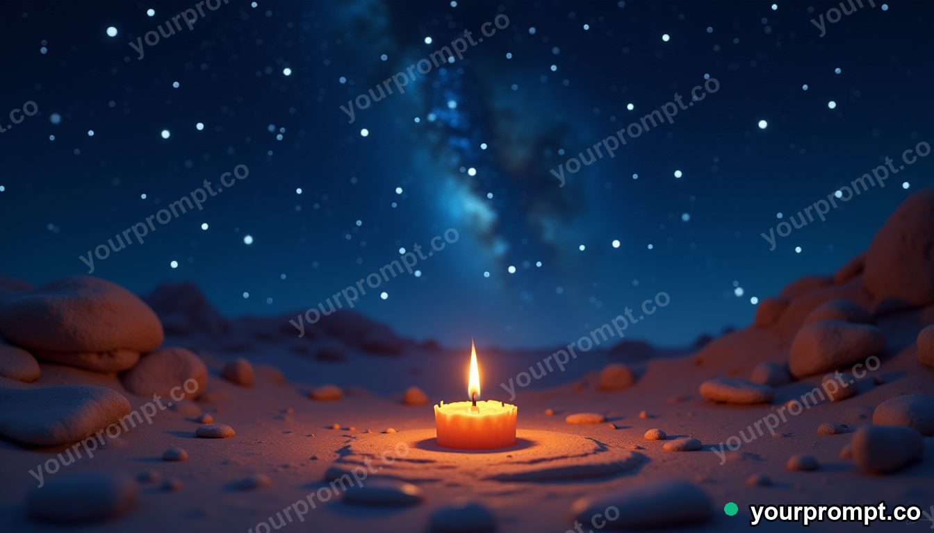 A sky full of stars and the milky way over a desert