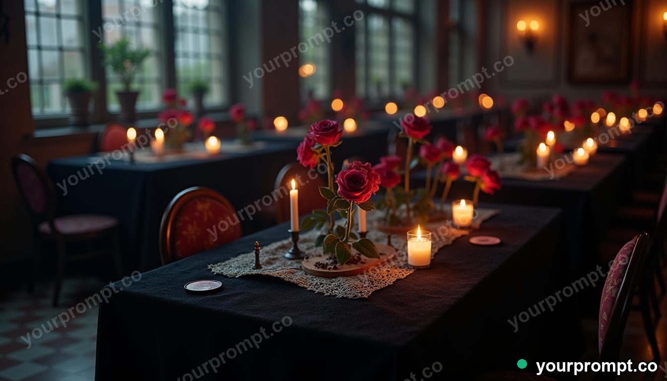 Vamp romantic science fair in cinematic style — AI-generated image from a text prompt