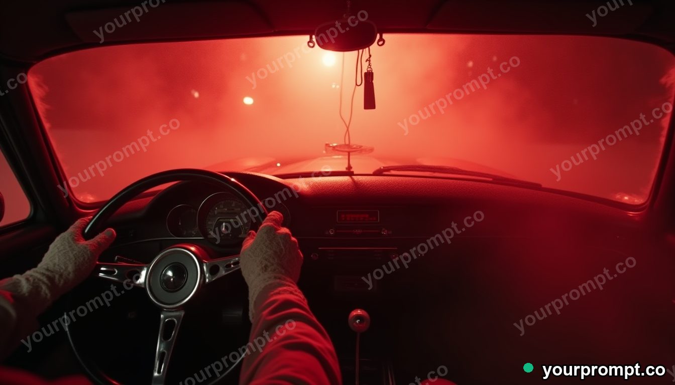 Vamp romantic car wash in cinematic style — AI-generated image from a text prompt