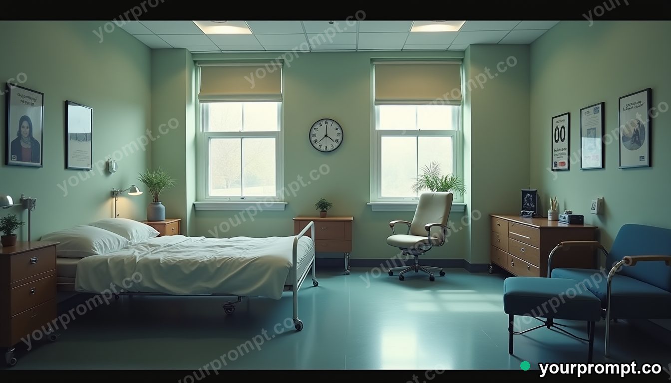Burnout recovery office room in cinematic style — AI-generated image from a text prompt