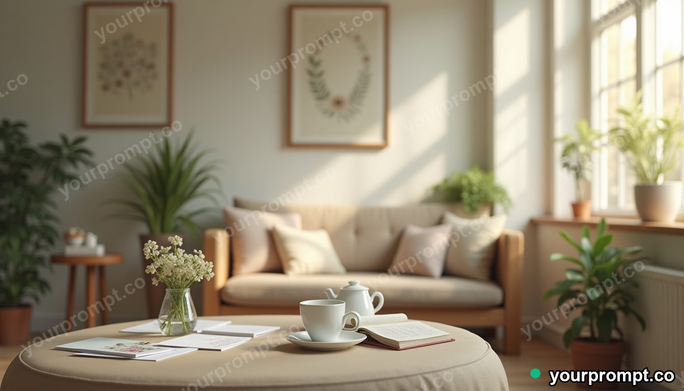 Affordable funeral planning room in cinematic style — AI-generated image from a text prompt