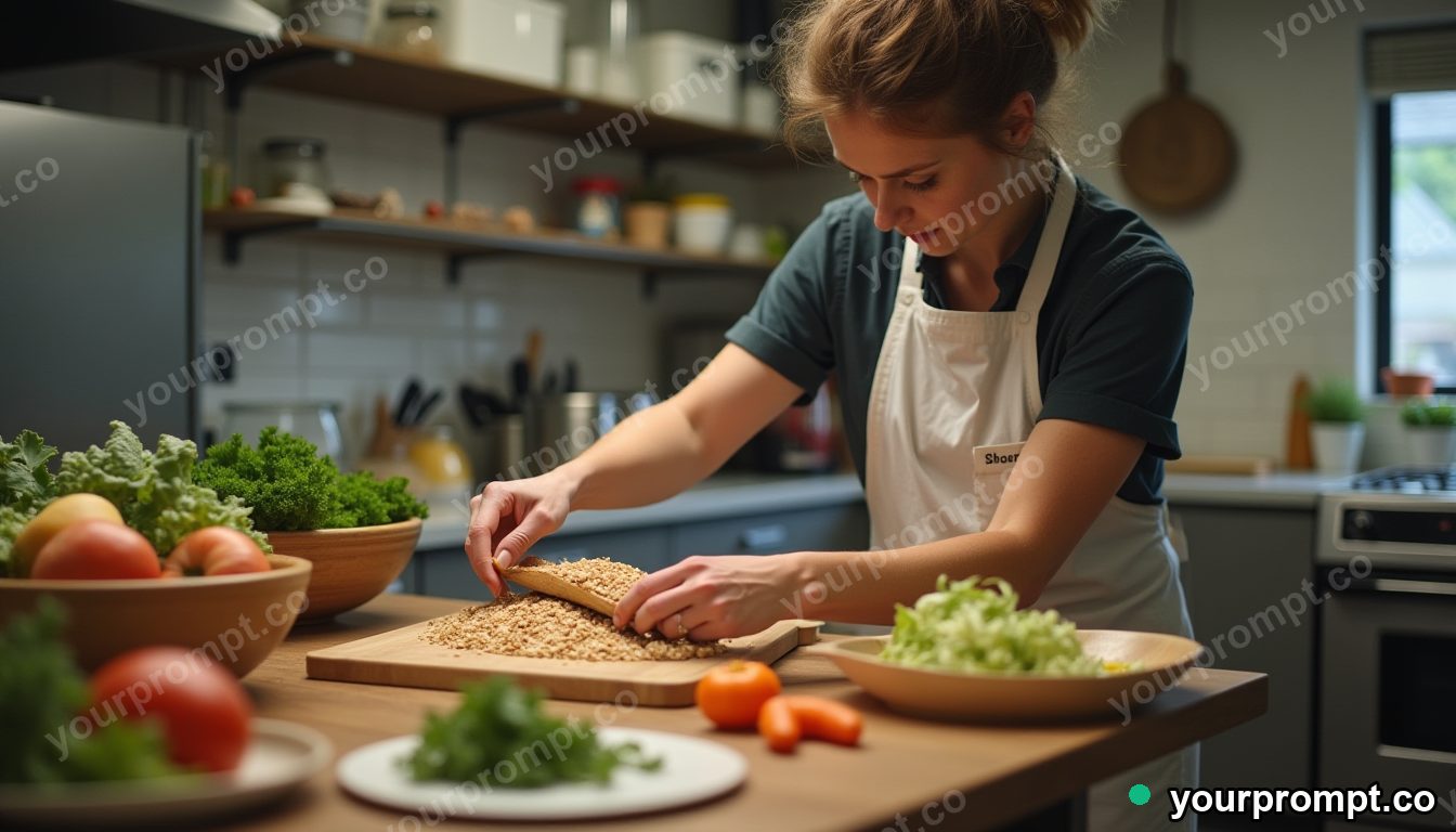 Affordable meal prep clinic in cinematic style — AI-generated image from a text prompt