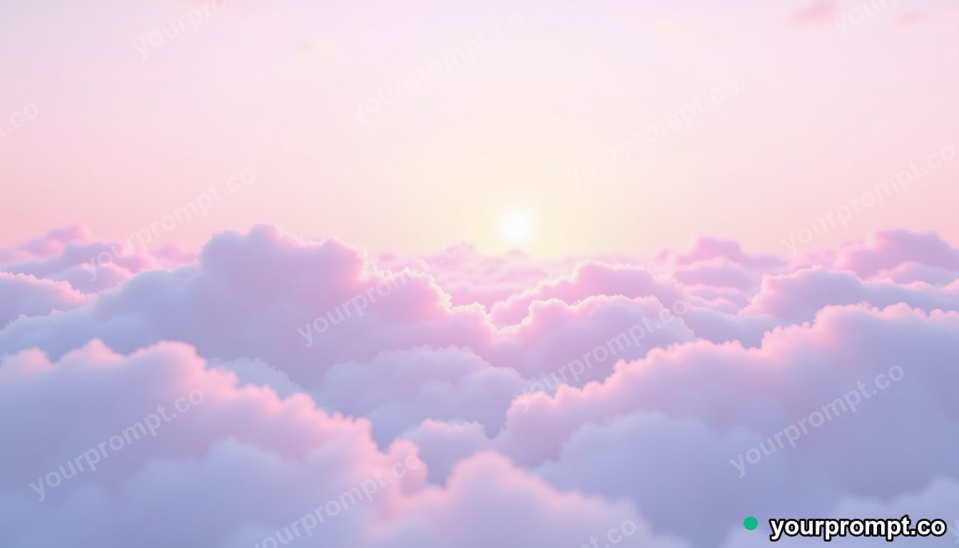 Wispy pastel cirrus clouds at a soft dawn