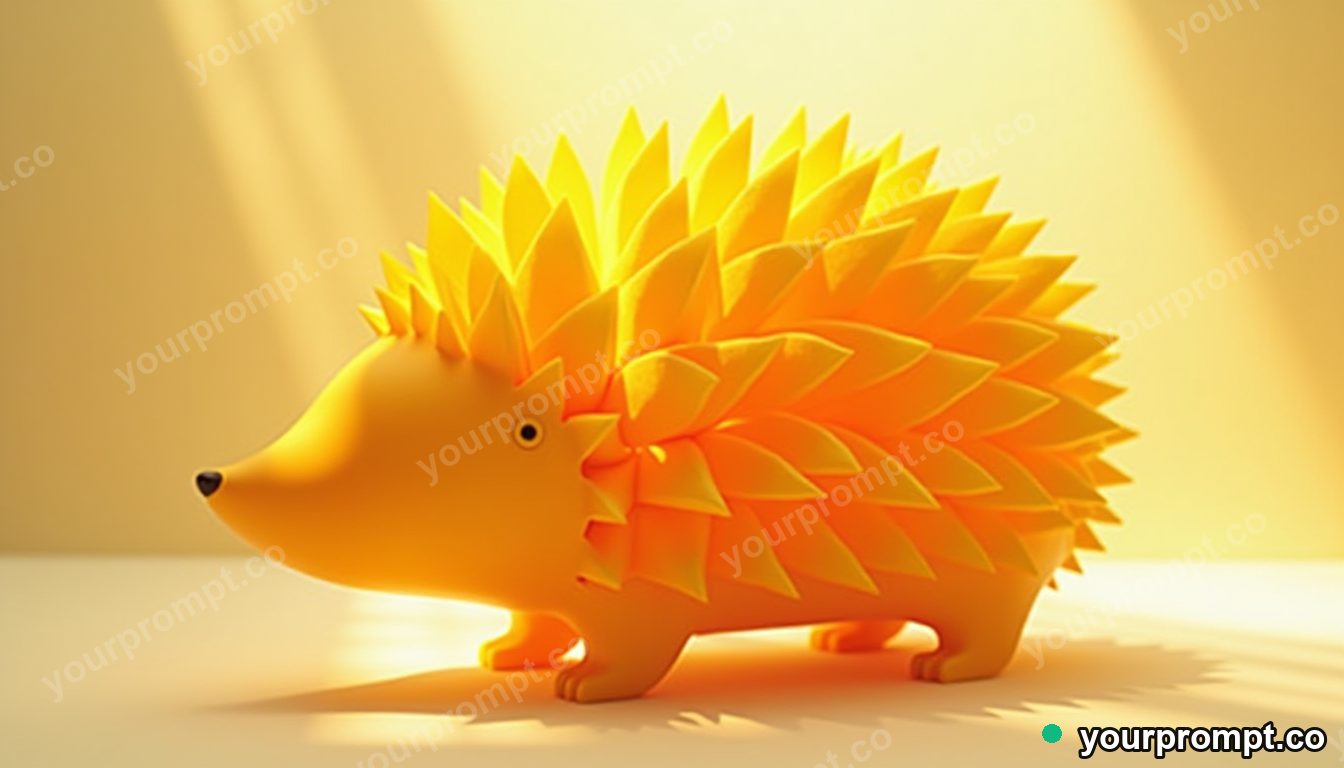 A ripe mango cut into a hedgehog pattern