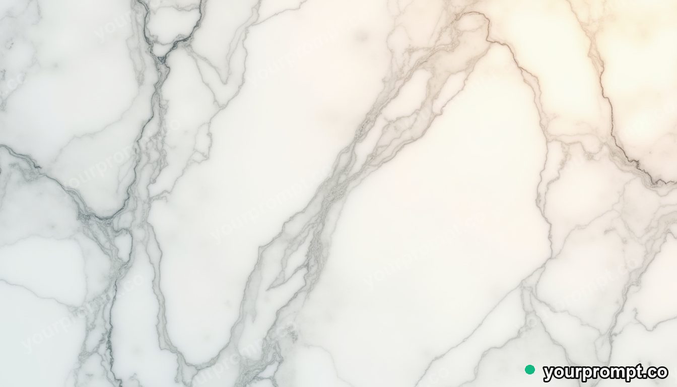 Polished marble veined in white and grey in warm storybook illustration style — AI-generated image from a text prompt