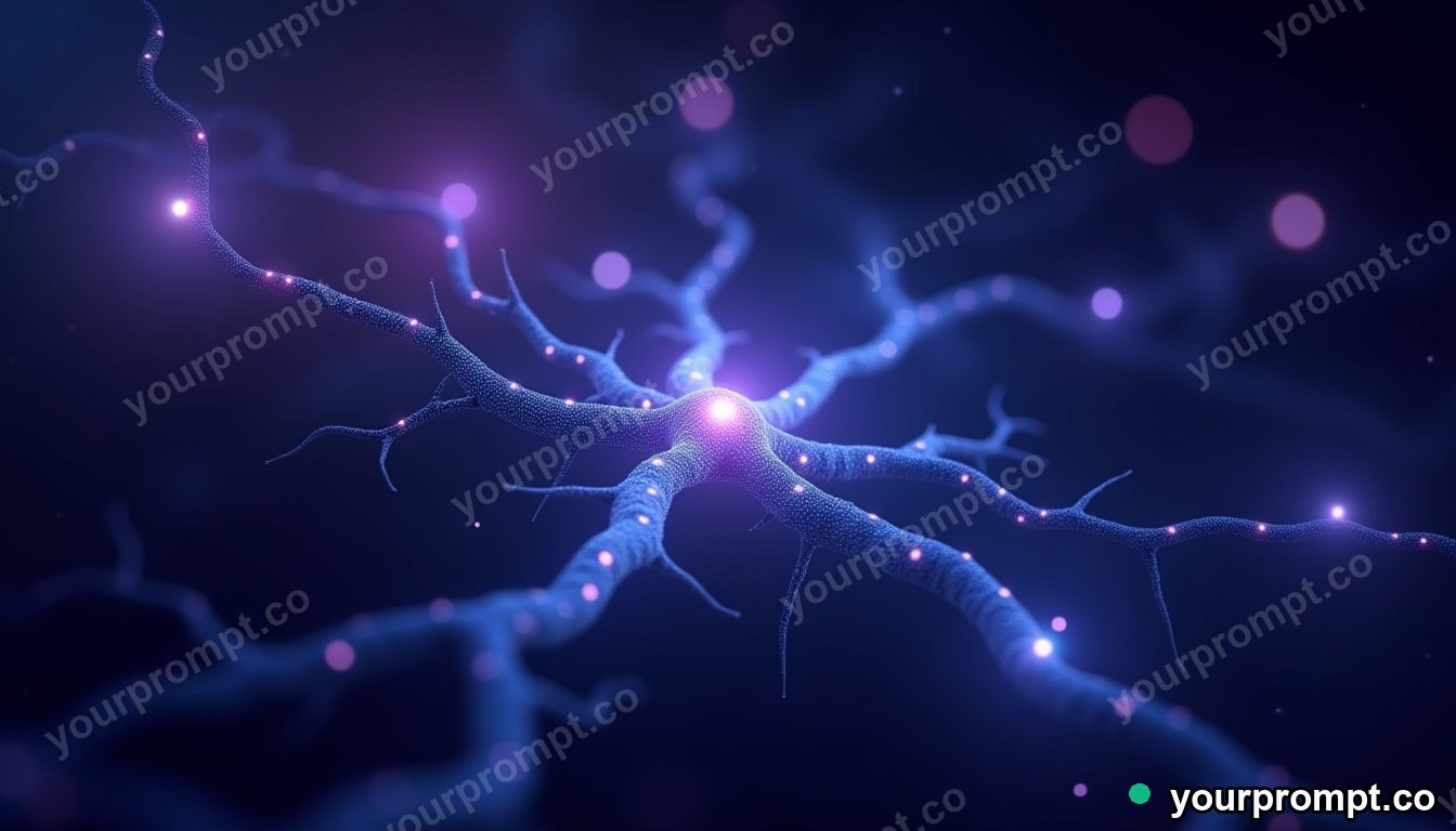 AI Neural Synapse Abstract — AI-generated image from a text prompt