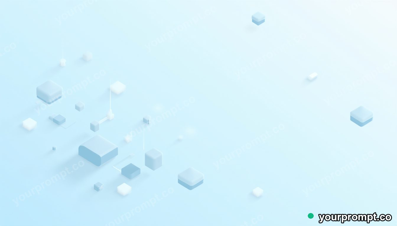 Isometric Abstract Grid Platform — AI-generated image from a text prompt