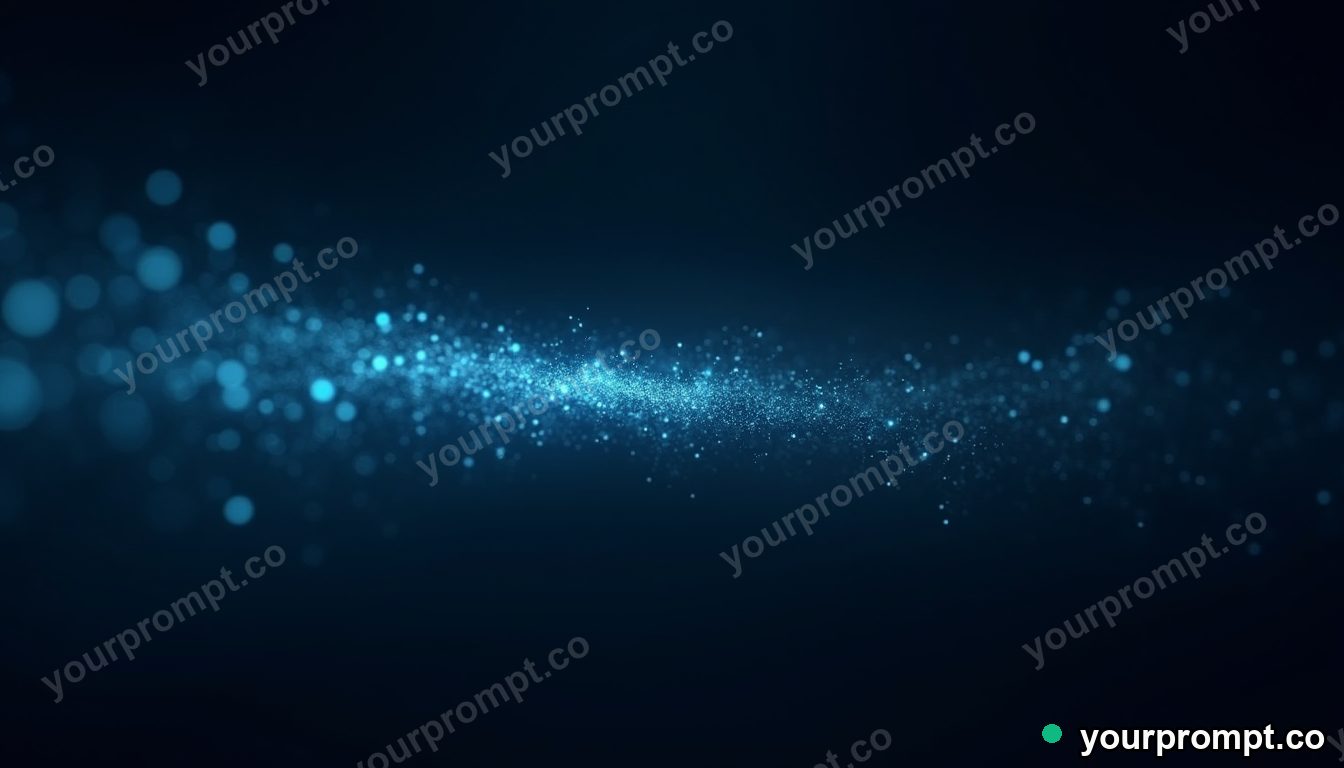 Particle Data Flow — AI-generated image from a text prompt