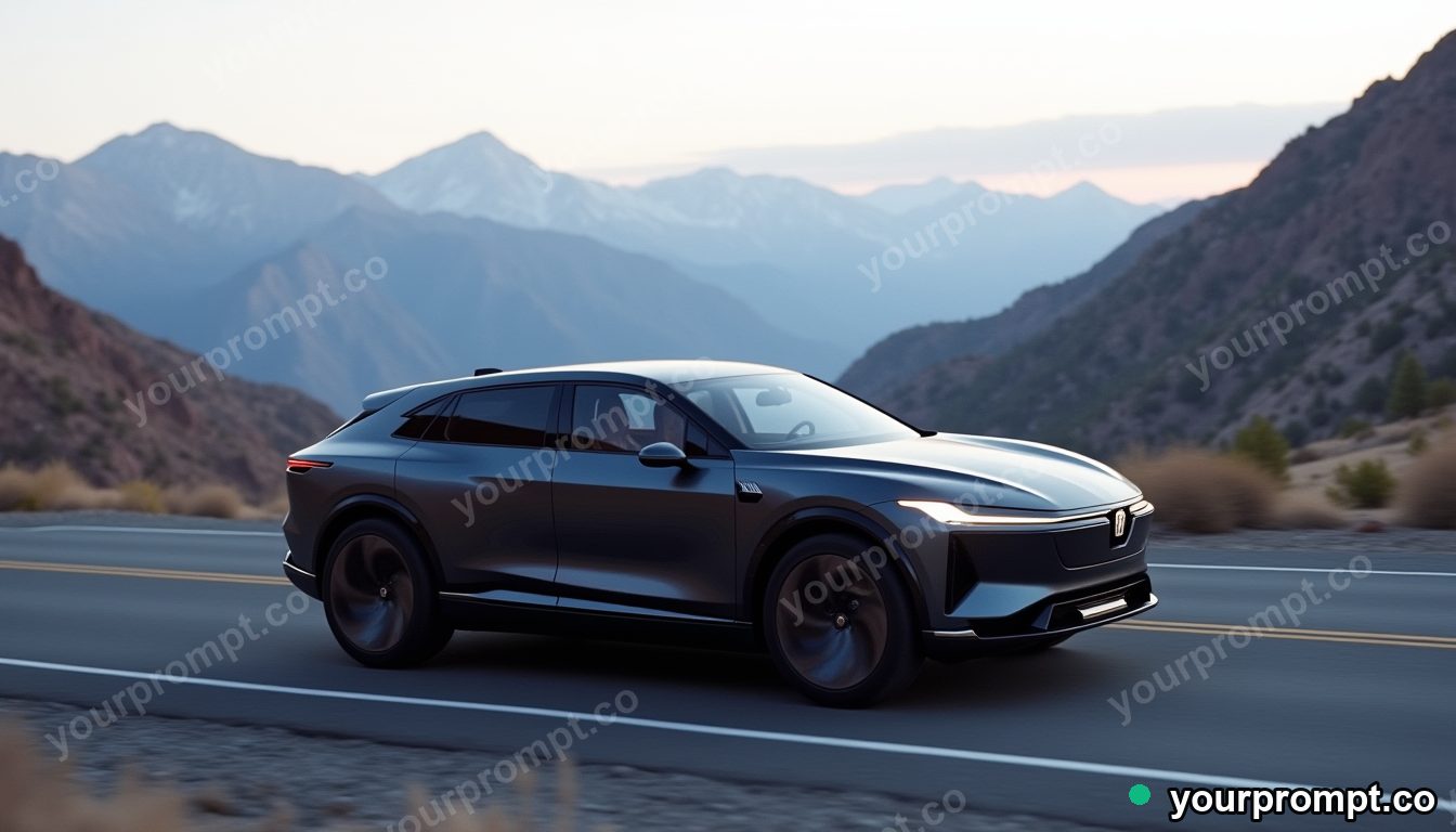 Modern SUV — AI-generated image from a text prompt