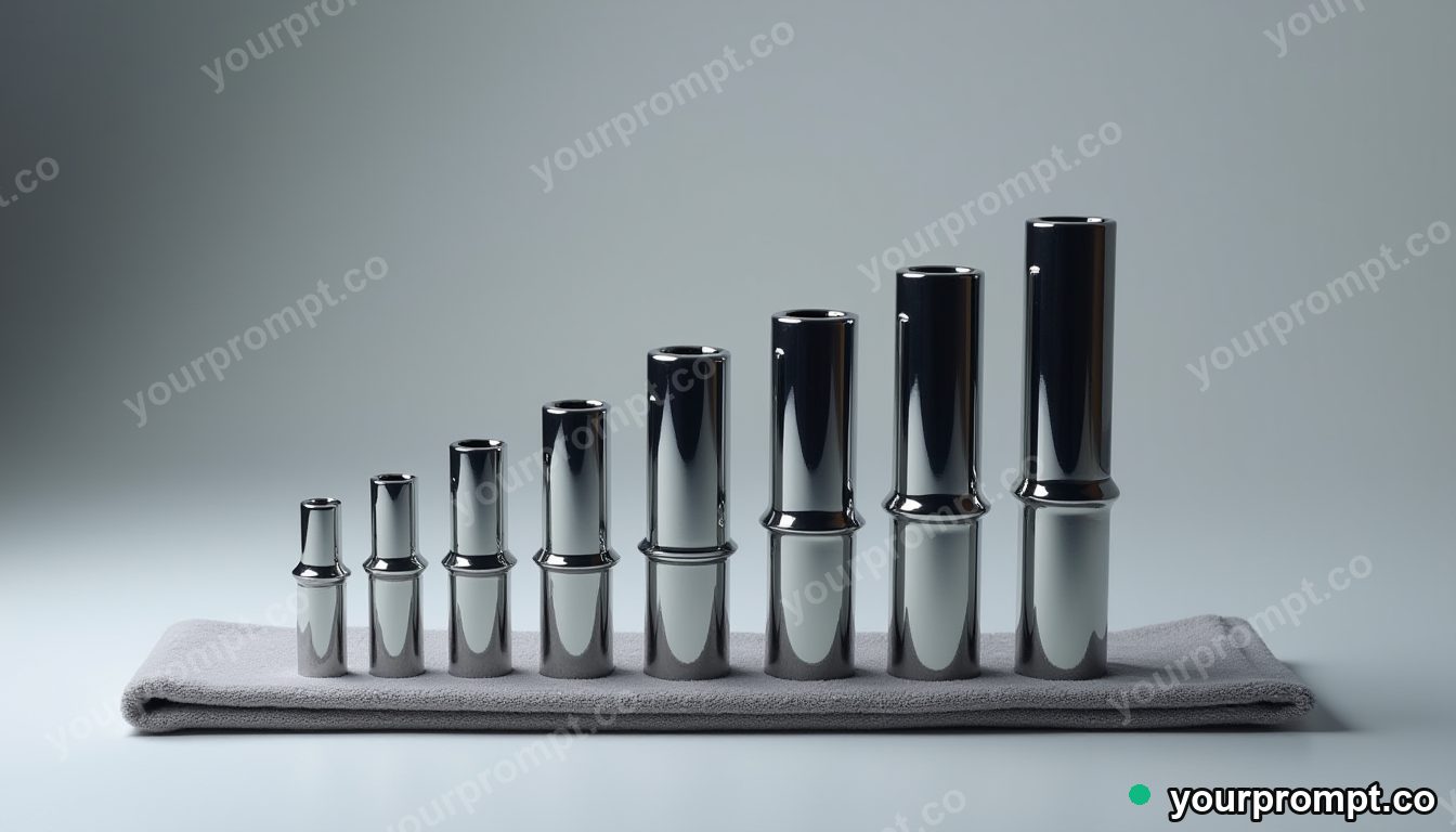 Socket set in extreme macro photograph style — AI-generated image from a text prompt