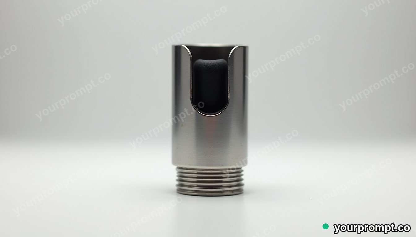 Spark plug socket in dramatic chiaroscuro photo style — AI-generated image from a text prompt